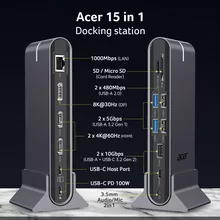  Acer Type C Universal docking station 15in1 879813 HP.DSCAB.022 на топ цена - PIC.bg
