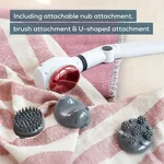 Масажор Beurer MG 44 infrared massager; Soothing vibration massage; Rotating massage head and 3-way adjustable handle; Infrared heat; 3 function levels; 4 interchangeable massage attachments 5