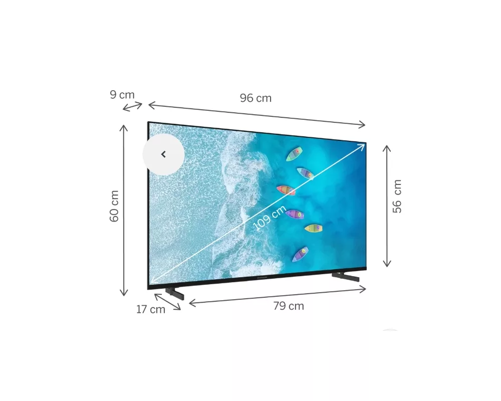 Телевизор Thomson 43" UHD Google TV; 3840 x 2160 (4K UHD) 3