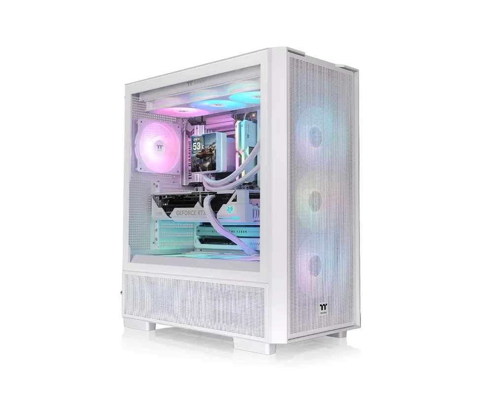 Кутия Thermaltake S380 TG ARGB Snow 2