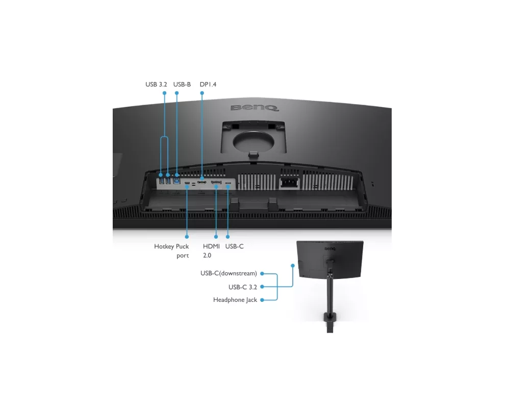 Монитор BenQ PD2706UA VERTICAL &  PROFESSIONAL DISPLAY PD2706UA DARK GREY 5