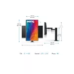 Монитор BenQ PD2706UA VERTICAL &  PROFESSIONAL DISPLAY PD2706UA DARK GREY 4