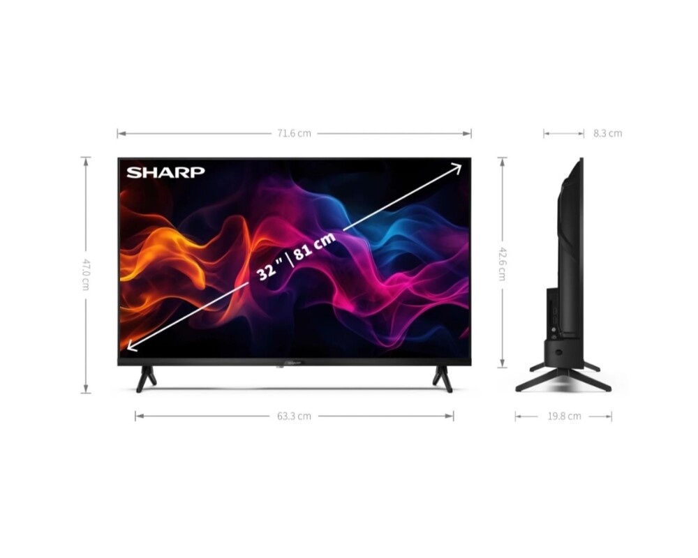 Телевизор Sharp 32GF3265E 8