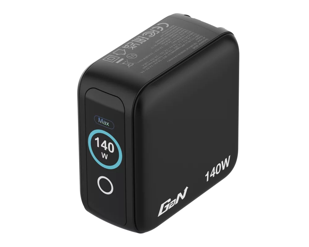 Зарядно Verbatim Mini GaN Charger 140W with Display 8