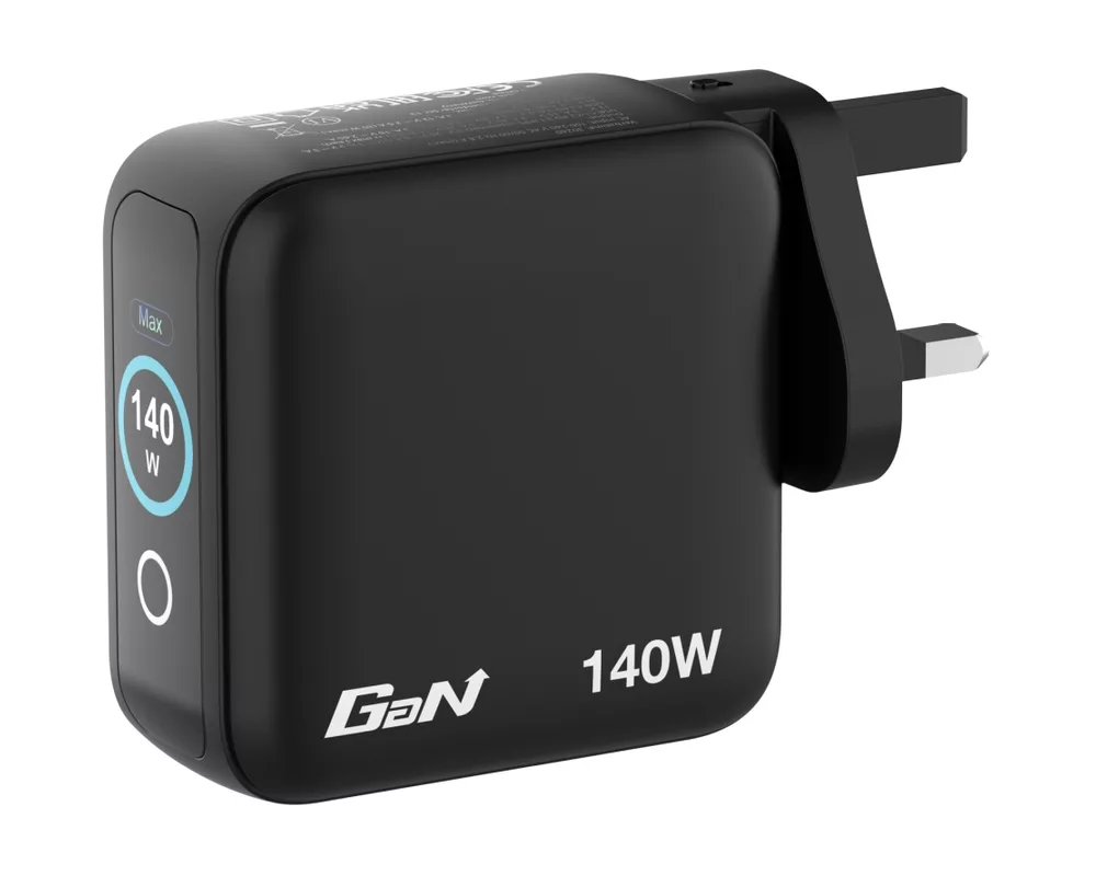 Зарядно Verbatim Mini GaN Charger 140W with Display 5