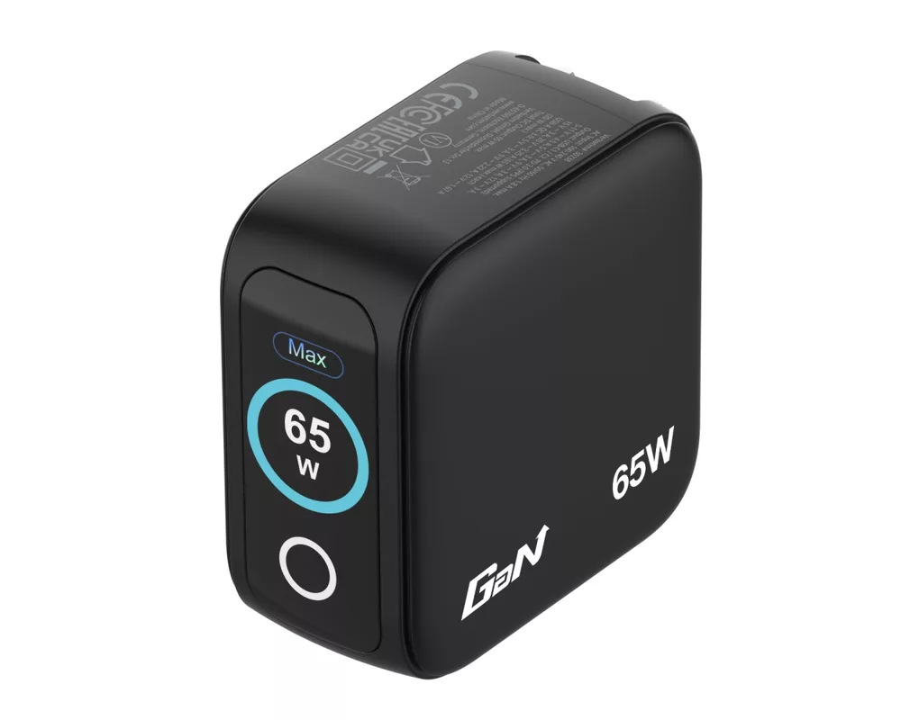 Зарядно Verbatim Mini GaN Charger 65W with Display 6