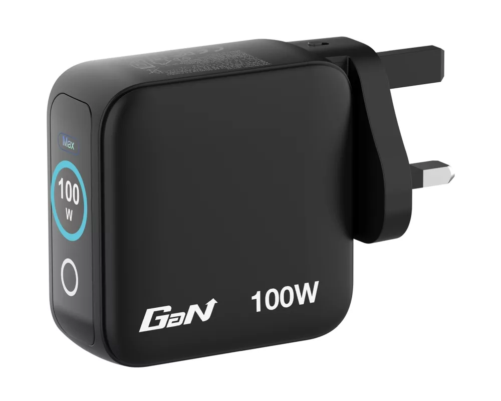 Зарядно Verbatim Mini GaN Charger 100W with Display 7