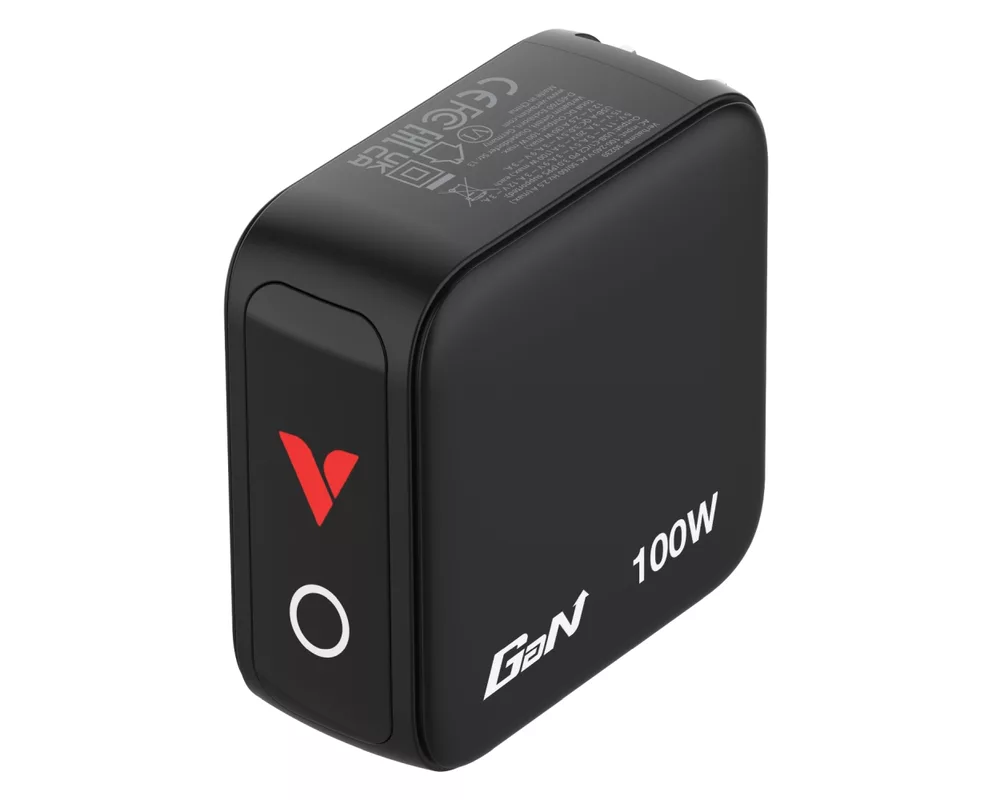 Зарядно Verbatim Mini GaN Charger 100W with Display 13
