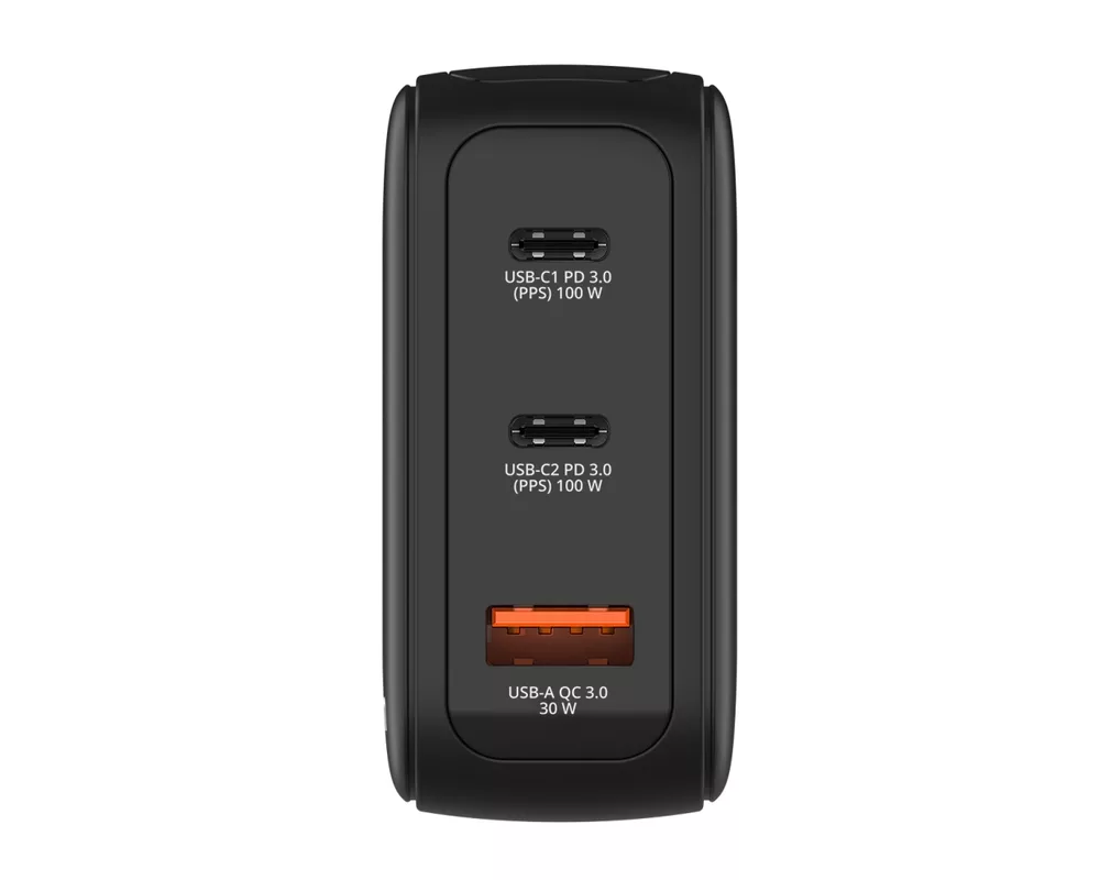 Зарядно Verbatim Mini GaN Charger 100W with Display 3