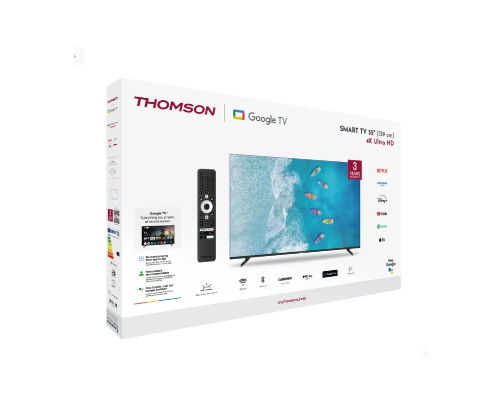 Телевизор Thomson 50" UHD Google TV; 3840 x 2160 (4K UHD) 6