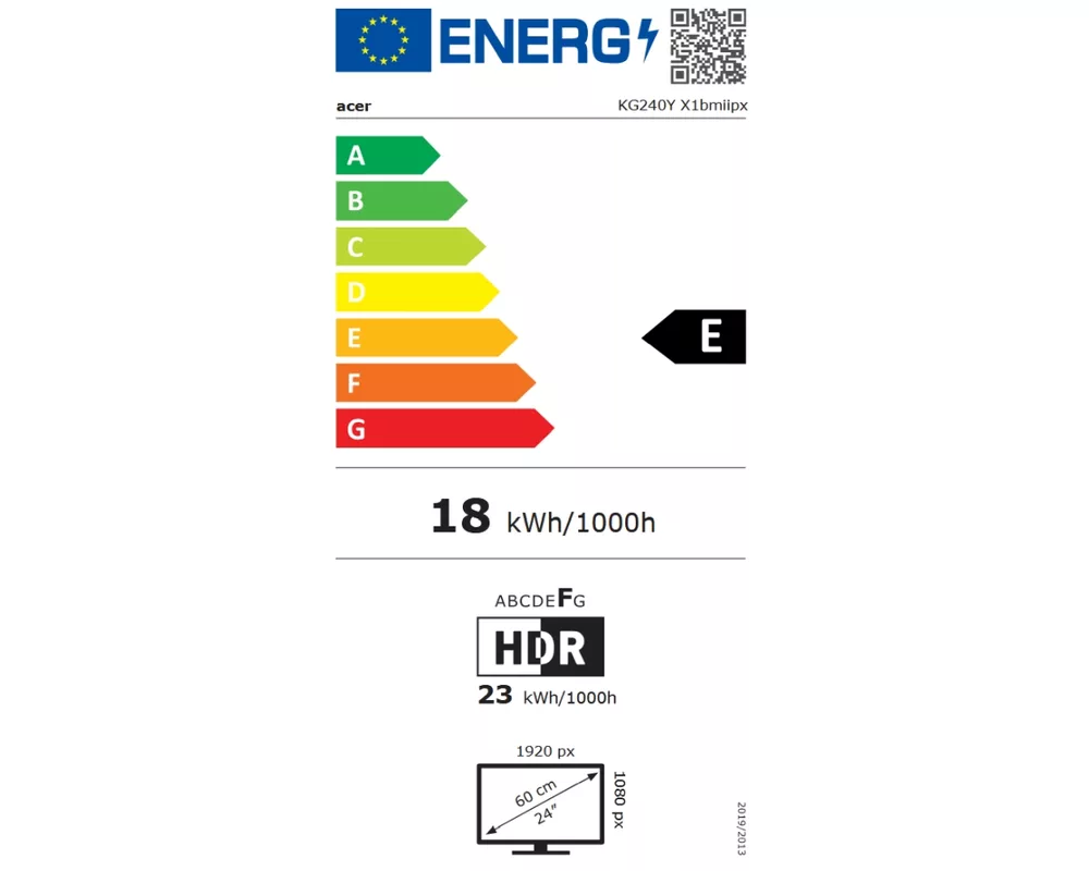 Монитор Acer Nitro KG240YP0bi 5