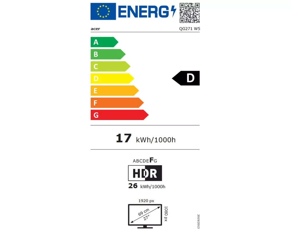 Монитор Acer 27" Nitro QG271W5bmiipx 4