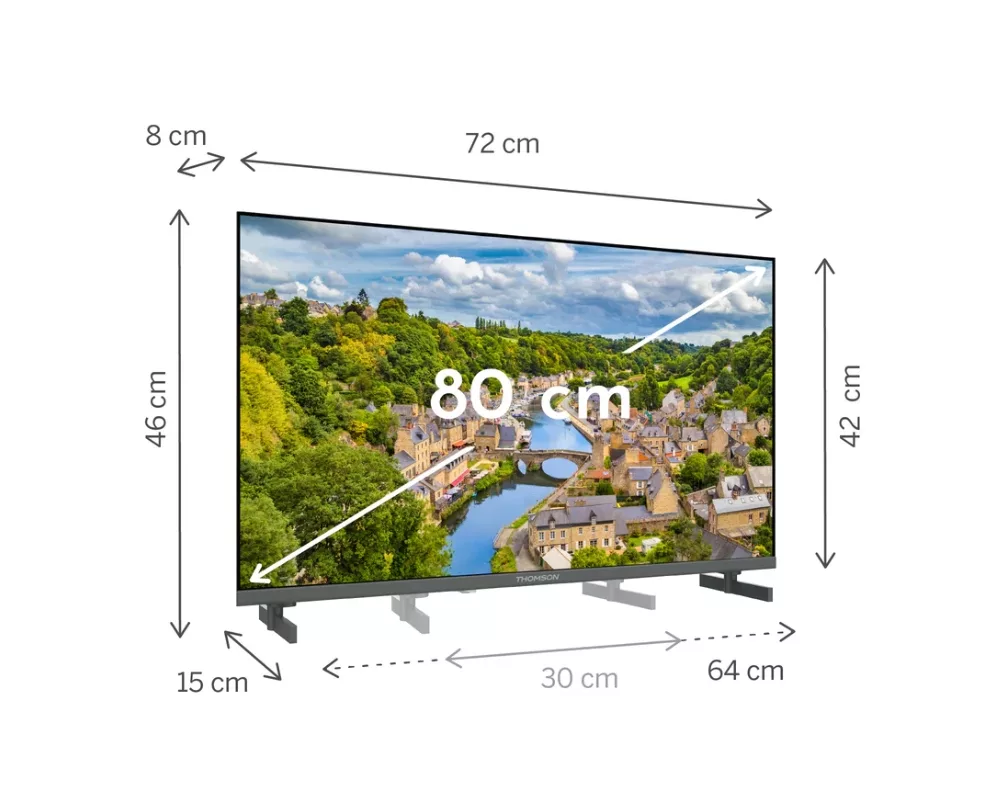 Телевизор Thomson FHD TV 32"; Google TV; 1920 x 1080 (FHD) 3