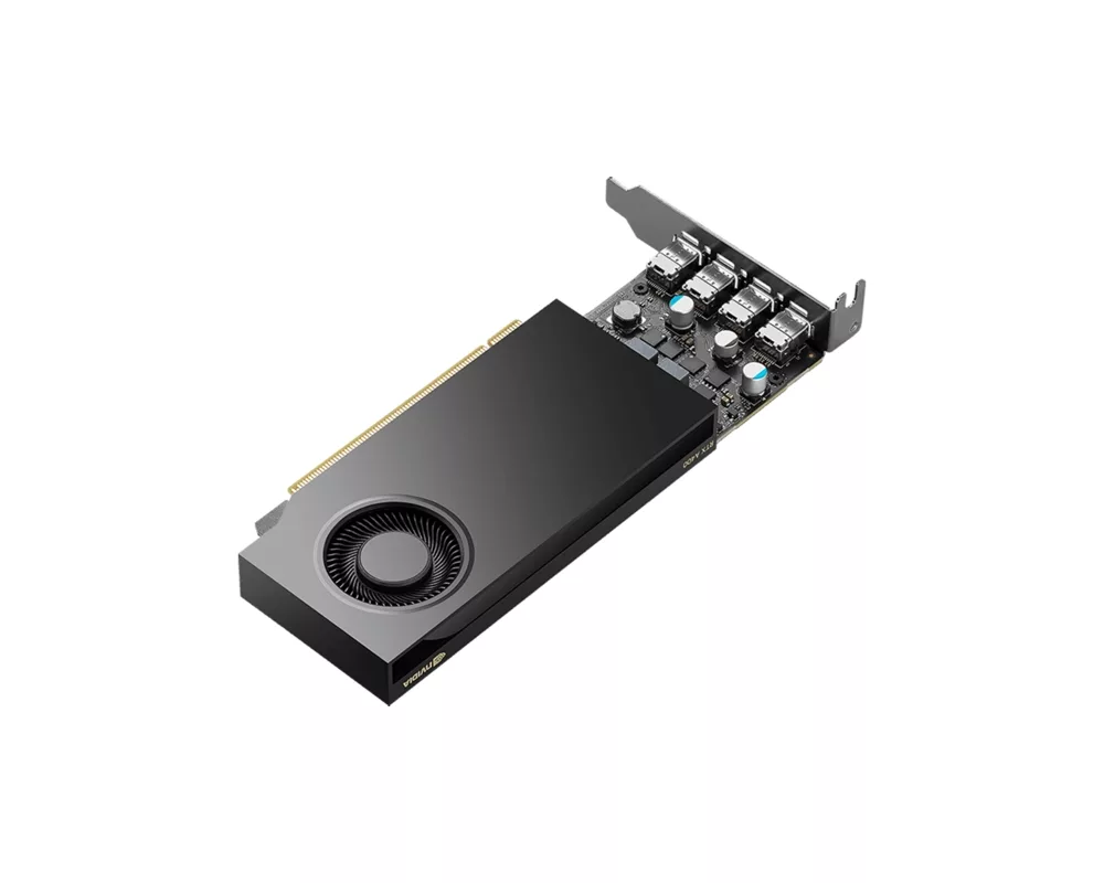 Видеокарта Dell NVIDIA RTX A400 4 GB GDDR6 full height PCIe 4.0x8 4 mDP Graphics Card 6