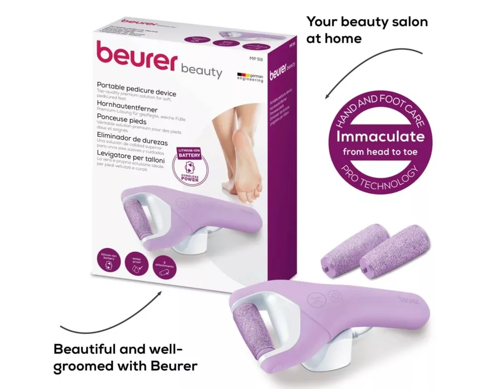 Уред за маникюр и педикюр Beurer MP 59 Hornhautentferner Wet & Dry / Callus remover Wet & Dry  7