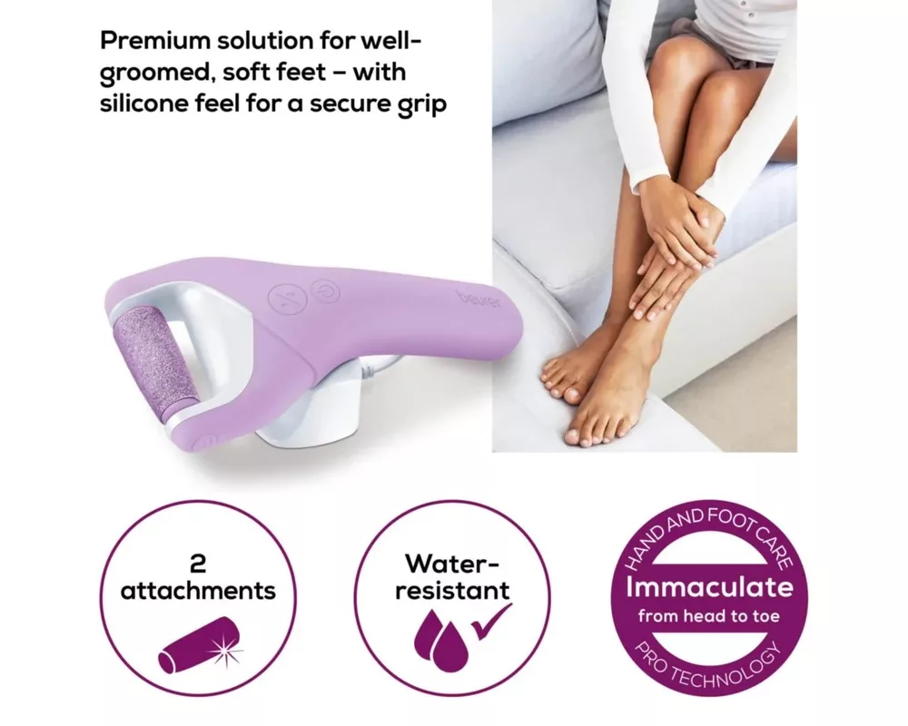 Уред за маникюр и педикюр Beurer MP 59 Hornhautentferner Wet & Dry / Callus remover Wet & Dry  2