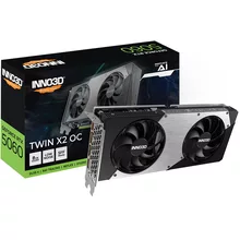  Inno3D GeForce RTX 5060 8GB GDDR7 Twin X2 OC 899843 N50602-08D7X-195071N на топ цена - PIC.bg