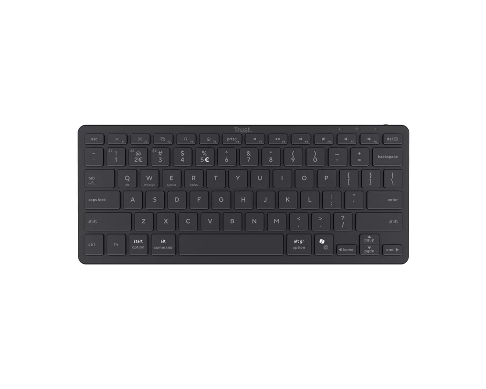 Клавиатура TRUST Nado II Multidevice Bluetooth Keyboard US 2