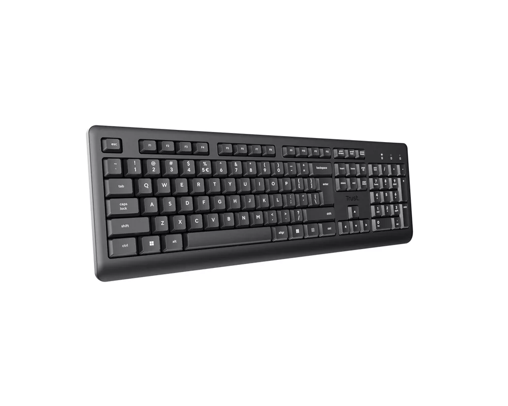 Клавиатура TRUST Primo Wireless Deskset US 4