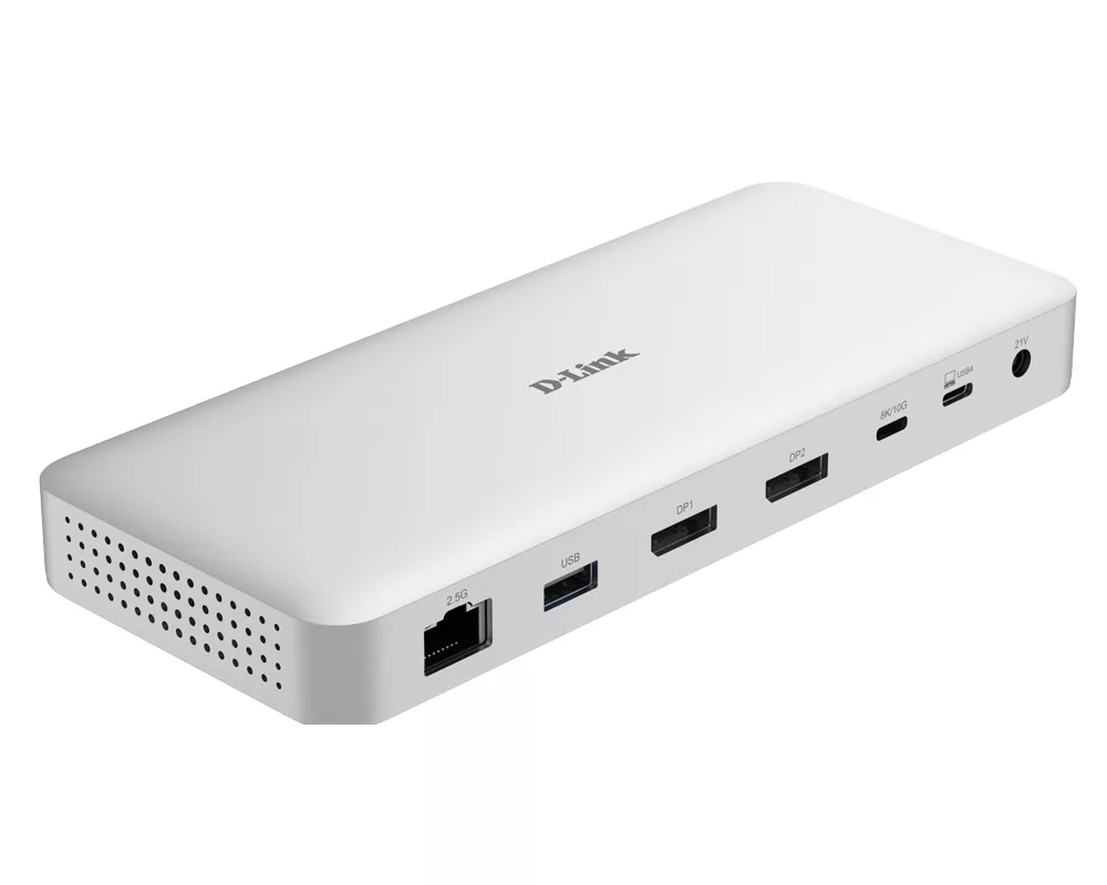 USB хъб D-Link 9-in-1 USB-C 4.0 Docking Station 2