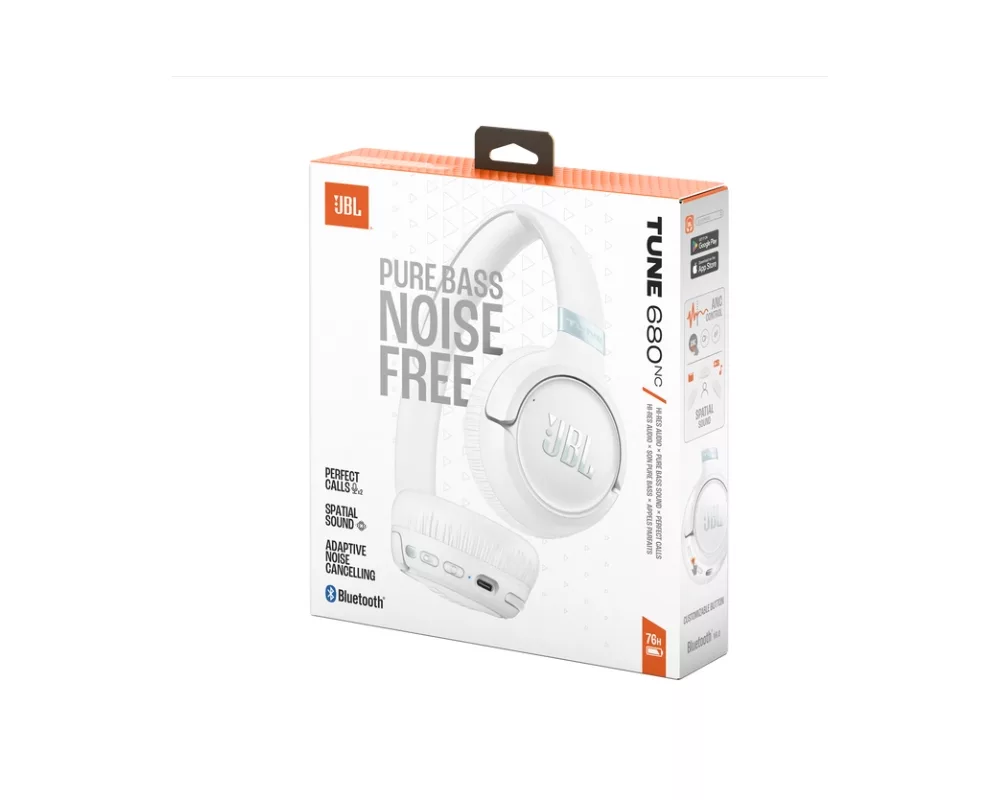 Слушалки JBL TUNE 680NC BLK Wireless on-ear Noise cancelling headphones 11