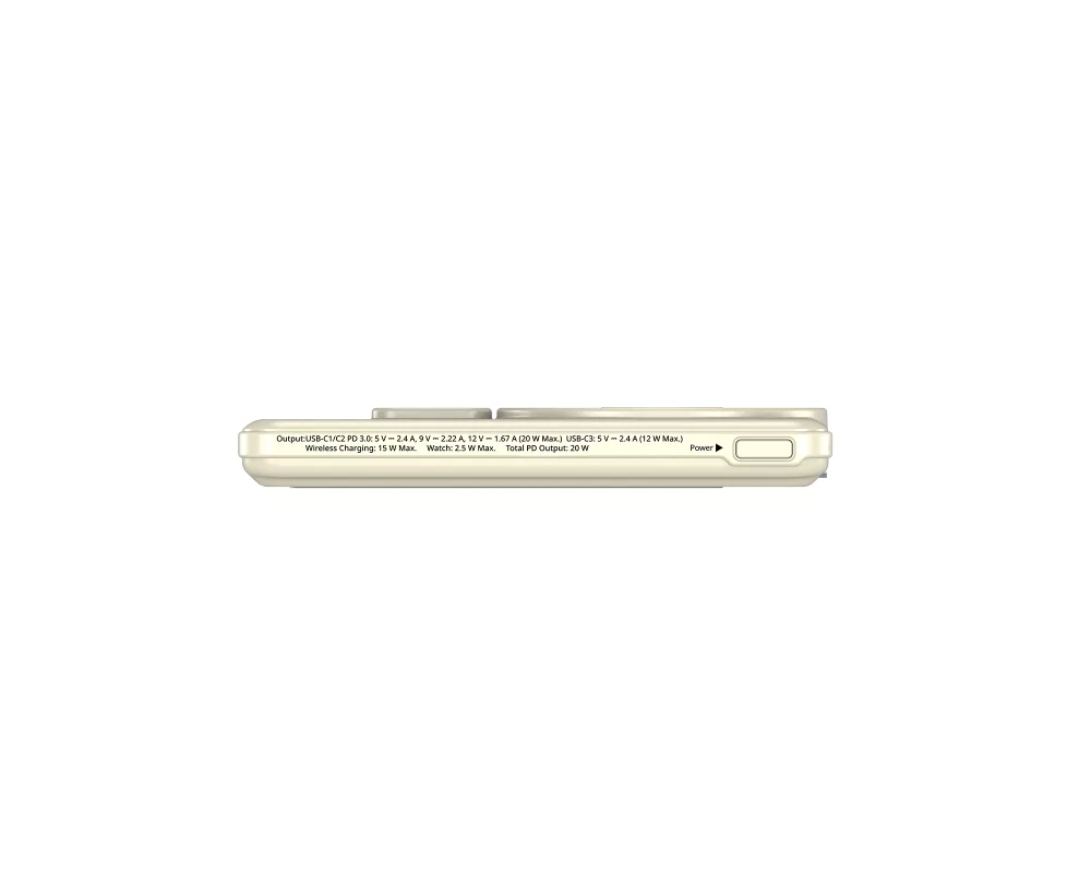 Външна батерия Verbatim Charge 'n' Go 2C Power Bank Magnetic Wireless 5000mAh with 2 USB-C Cables & Stand Gold 5