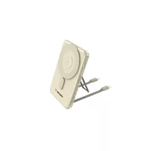  Verbatim Charge 'n' Go 2C Power Bank Magnetic Wireless 5000mAh with 2 USB-C Cables & Stand Gold 902080 32253 на топ цена - PIC.bg
