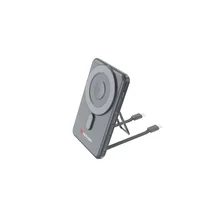  Verbatim Charge 'n' Go 2C Power Bank Magnetic Wireless 5000mAh with 2 USB-C Cables & Stand Grey 902081 32251 на топ цена - PIC.bg
