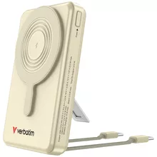  Verbatim Power Bank Magnetic Wireless 10.000 mAh C+C Display Gold 902083 32274 на топ цена - PIC.bg
