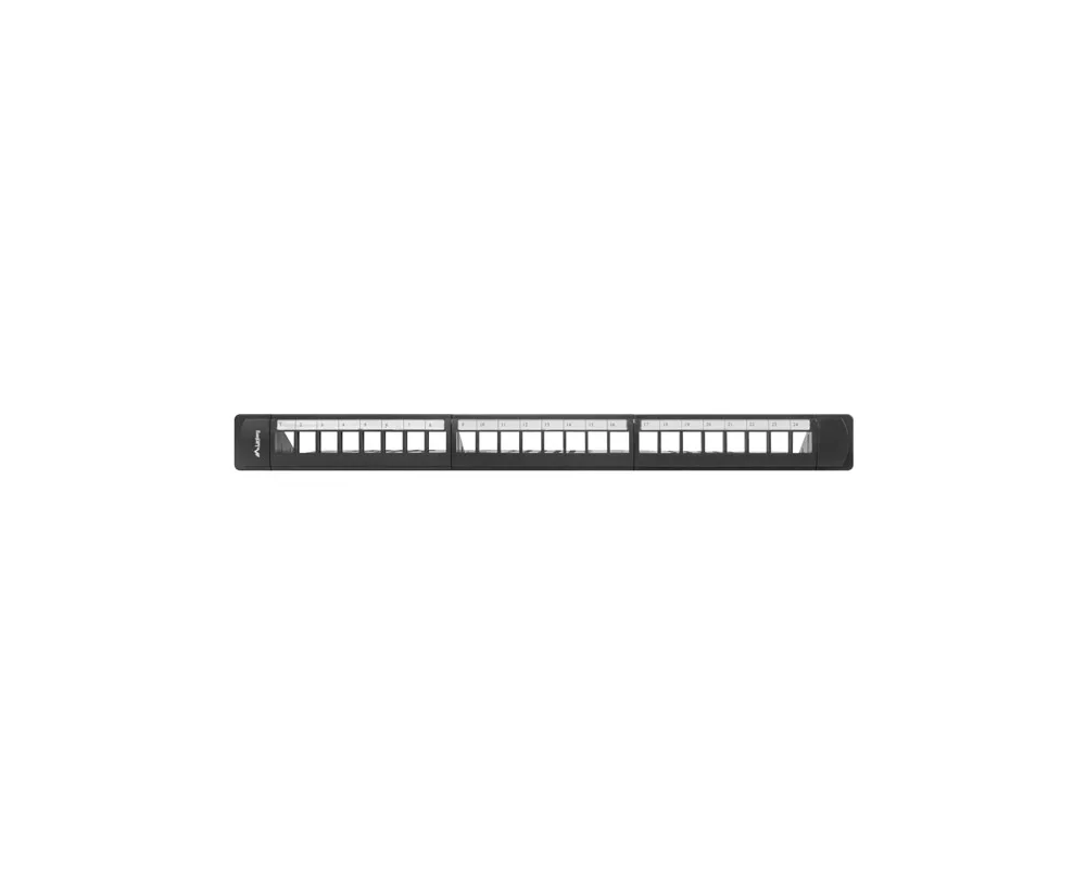 Аксесоар за сървърни и комуникационни шкафове Lanberg patch panel blank 24 port 1U with organizer for keystone modules 2