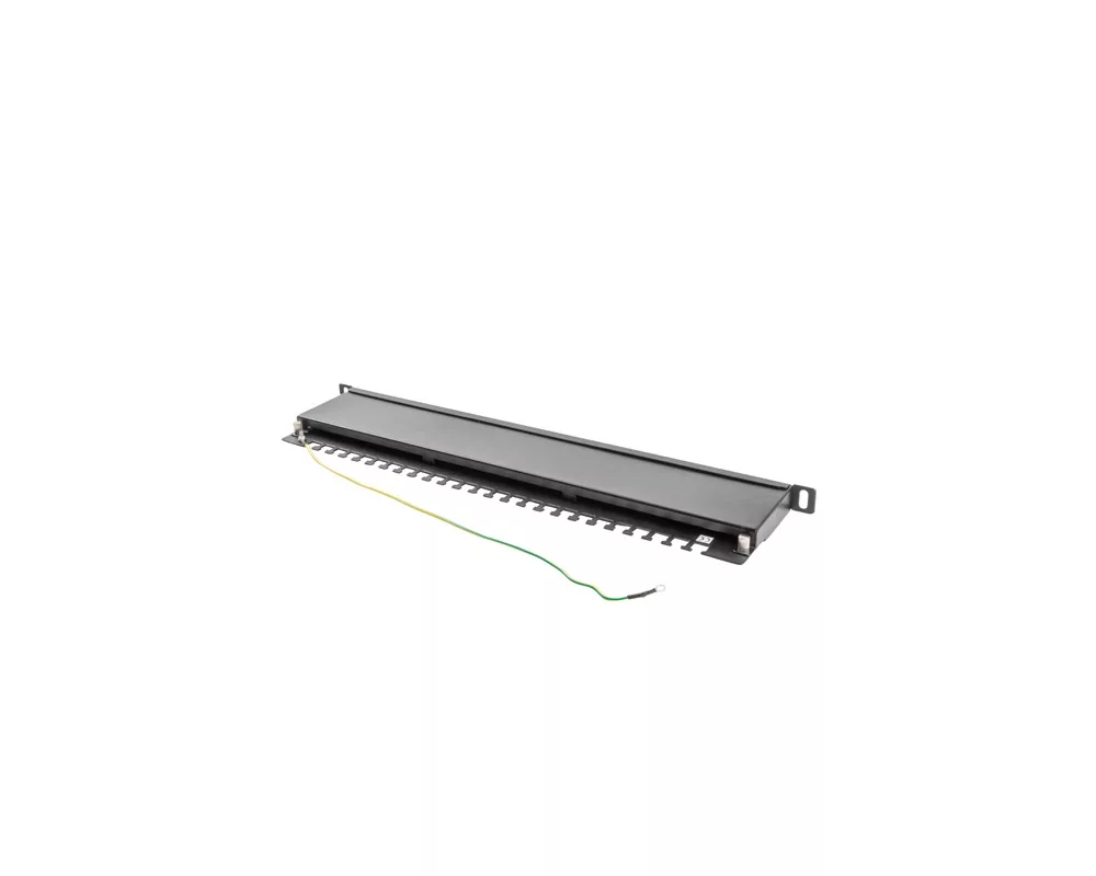 Аксесоар за сървърни и комуникационни шкафове Lanberg patch panel 24 port 0.5U CAT.5E shielded 4