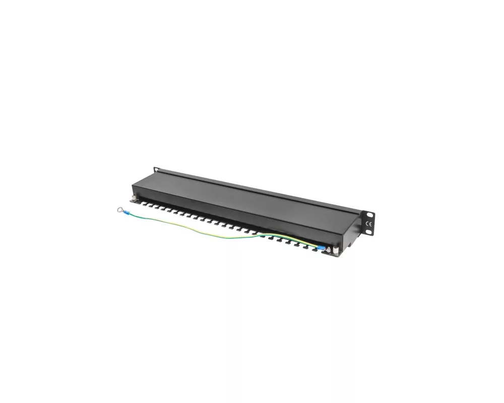 Аксесоар за сървърни и комуникационни шкафове Lanberg patch panel 24 port 1U CAT.5E shielded 3