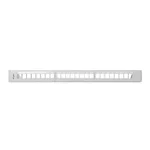 Аксесоар за сървърни и комуникационни шкафове Lanberg patch panel blank 24 port 1U with organizer for keystone modules gray 2