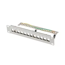  Lanberg patch panel blank 12 port 1U 10" ftp for keystone modules grey v2 902569 PPKS-9212-S на топ цена - PIC.bg