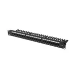 <span>Аксесоар за сървърни и комуникационни шкафове</span> Lanberg patch panel 24 port 1U 19" CAT.6a utp with cable organizer black <span class='catalog-num-in-name'>PPUA-1124-B</span> - 