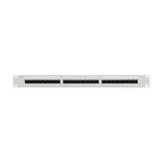 Аксесоар за сървърни и комуникационни шкафове Lanberg patch panel 24 port 1U 19" CAT.5e utp with cable organizer grey 3