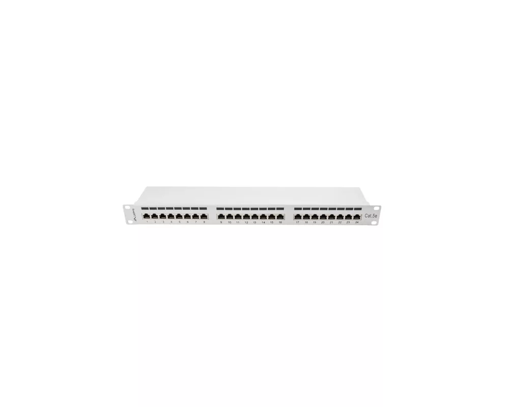 Аксесоар за сървърни и комуникационни шкафове Lanberg patch panel 24 port 1U CAT.5E shielded 2
