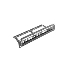  Lanberg patch panel blank 12 port 1U with organizer for keystone modules black 902577 PPKS-9112-B на топ цена - PIC.bg