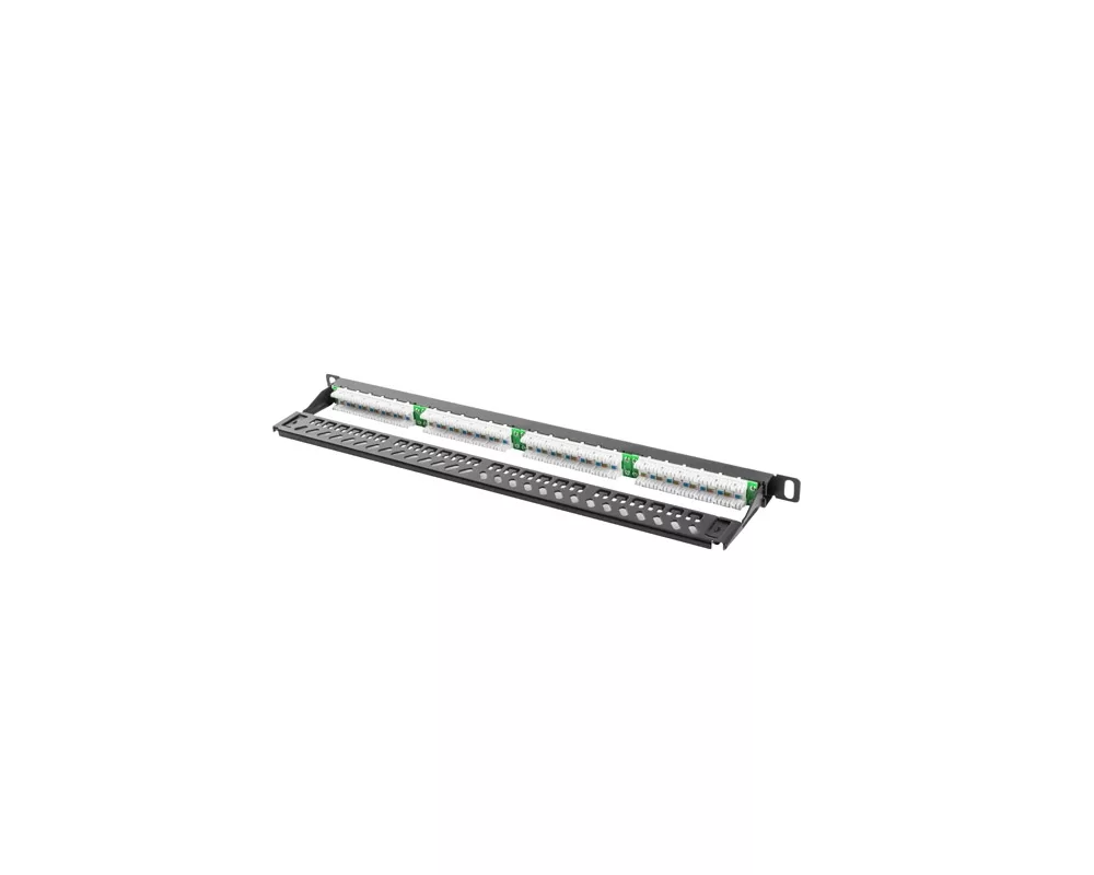 Аксесоар за сървърни и комуникационни шкафове Lanberg patch panel 24 port 0.5U CAT.5E 3