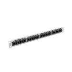 Аксесоар за сървърни и комуникационни шкафове Lanberg patch panel 24 port 1U CAT.5E 3