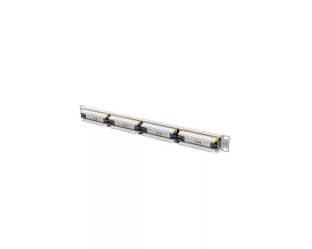 Аксесоар за сървърни и комуникационни шкафове Lanberg patch panel 24 port 1U CAT.5E 5