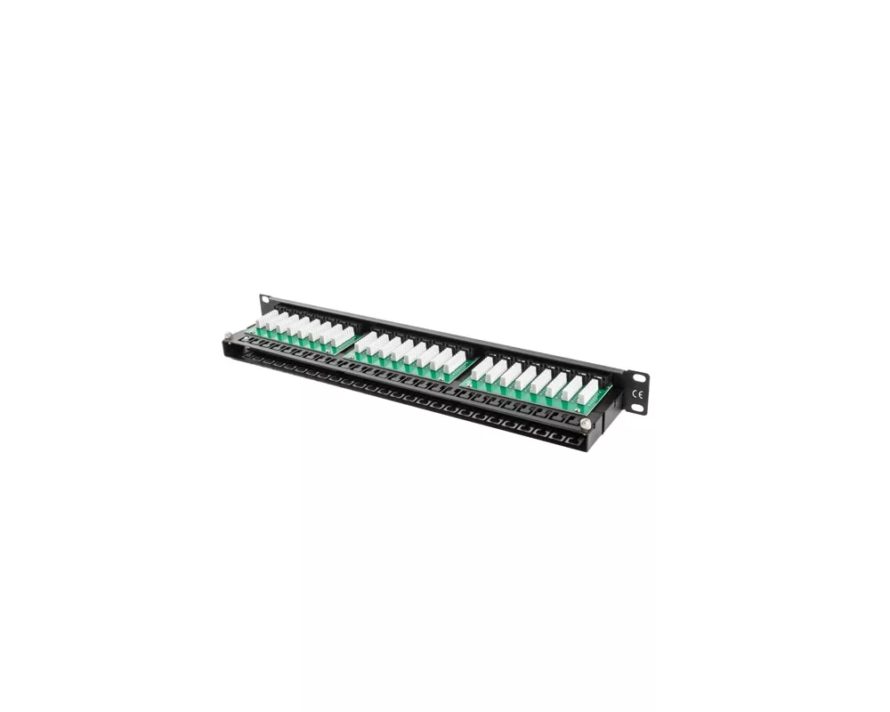 Аксесоар за сървърни и комуникационни шкафове Lanberg patch panel 48 port 1U CAT.5E 5