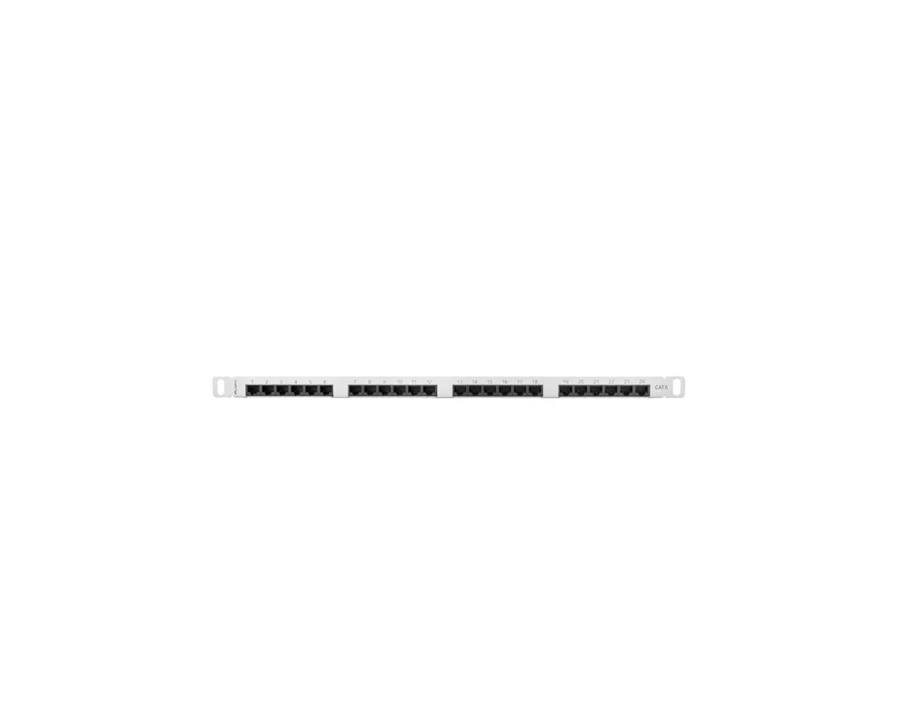 Аксесоар за сървърни и комуникационни шкафове Lanberg patch panel 24 port 0.5U CAT.6 5