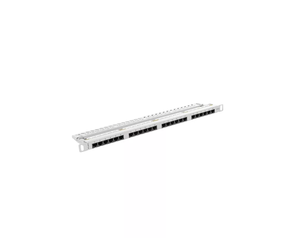 Аксесоар за сървърни и комуникационни шкафове Lanberg patch panel 24 port 0.5U CAT.6 3