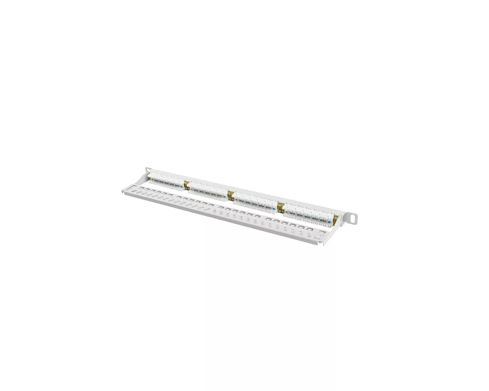 Аксесоар за сървърни и комуникационни шкафове Lanberg patch panel 24 port 0.5U CAT.6 2