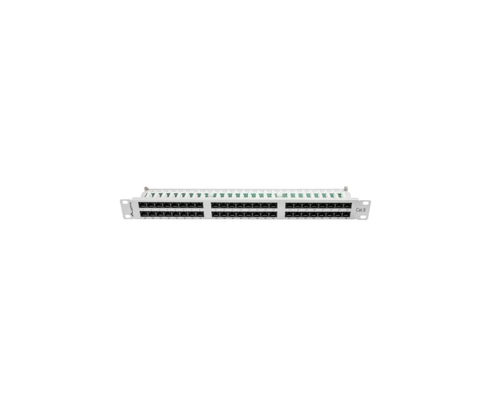 Аксесоар за сървърни и комуникационни шкафове Lanberg patch panel 48 port 1U CAT.6 4