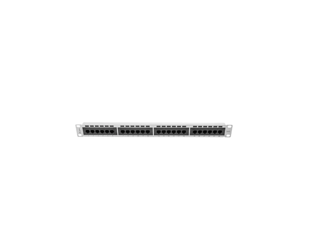 Аксесоар за сървърни и комуникационни шкафове Lanberg patch panel 24 port 1U CAT.6 2
