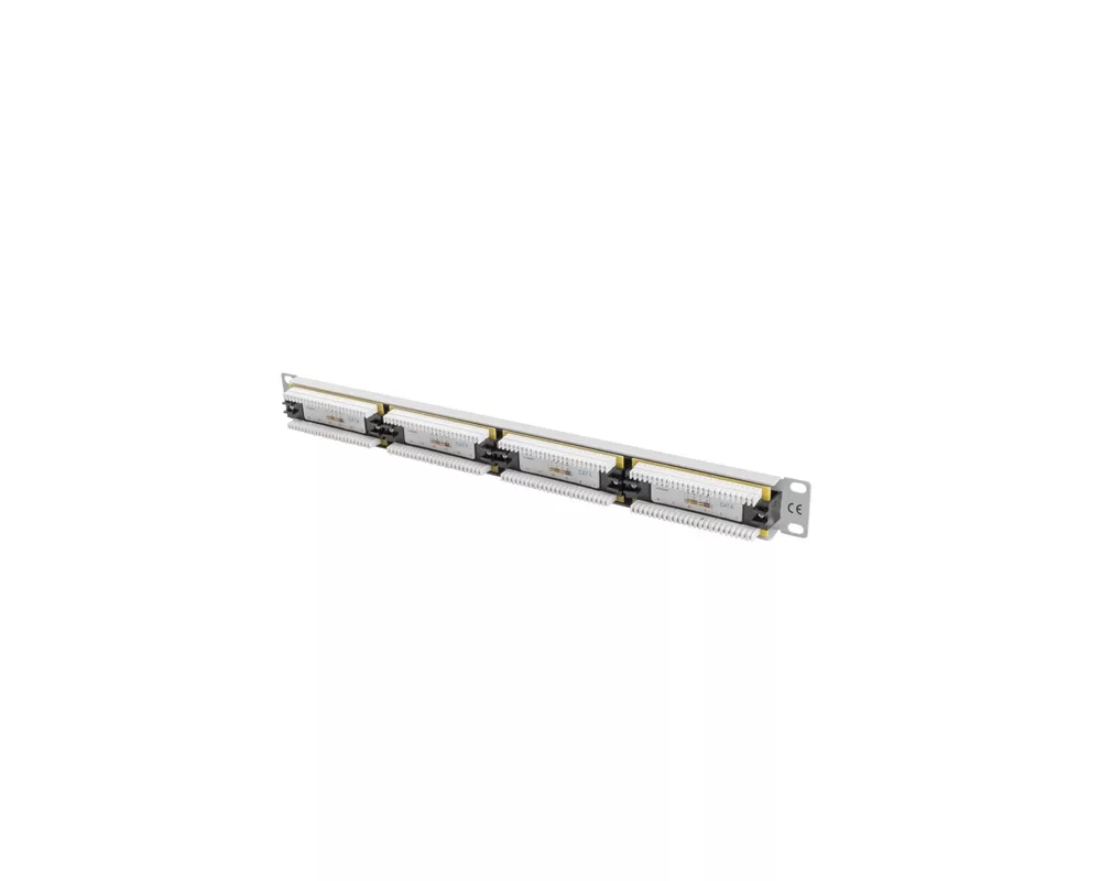 Аксесоар за сървърни и комуникационни шкафове Lanberg patch panel 24 port 1U CAT.6 5
