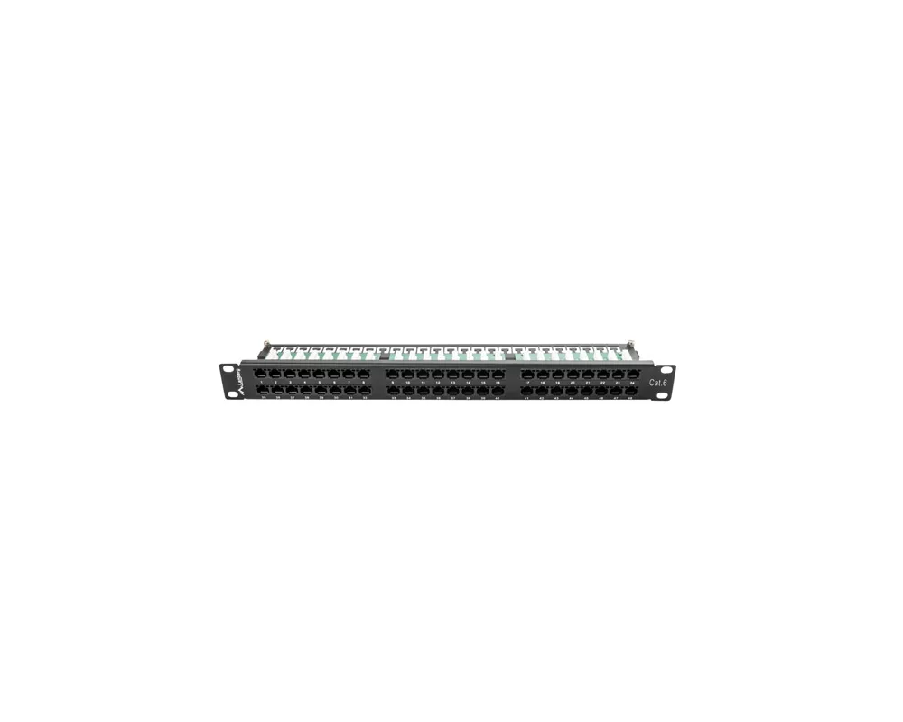 Аксесоар за сървърни и комуникационни шкафове Lanberg patch panel 48 port 1U CAT.6 2