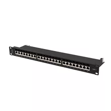  Lanberg patch panel 24 port 1U 19" CAT.7 ftp with cable organizer shielded black 902597 PPS7-1024-B на топ цена - PIC.bg